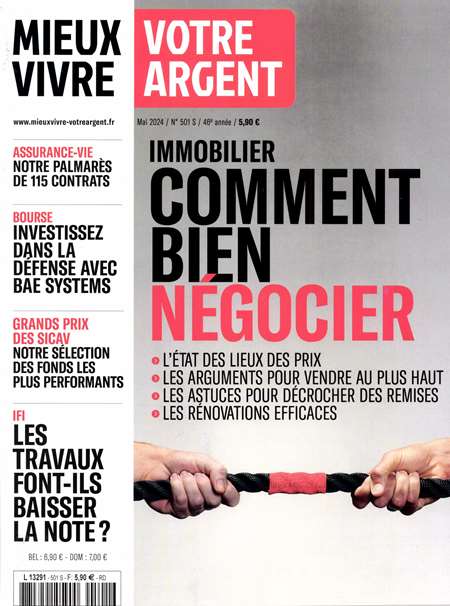Abonement MIEUX VIVRE VOTRE ARGENT - Revue - journal - MIEUX VIVRE VOTRE ARGENT magazine